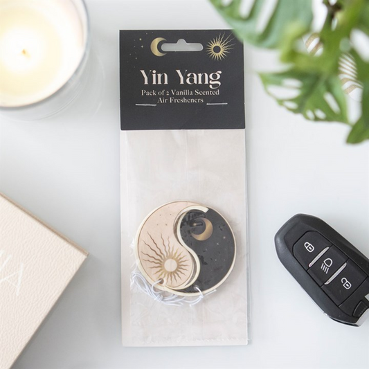 Pack of 2 Yin Yang Vanilla Scented Air Fresheners N/A