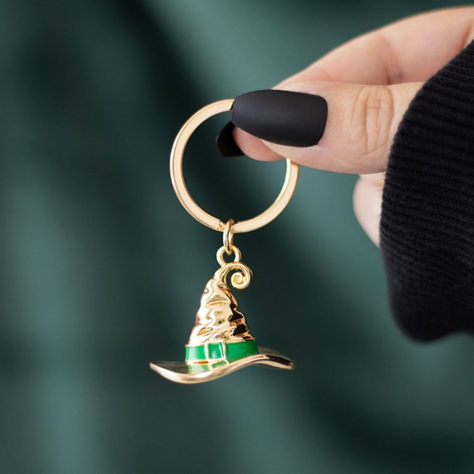Bad Witch Alloy Witch Hat Keyring N/A