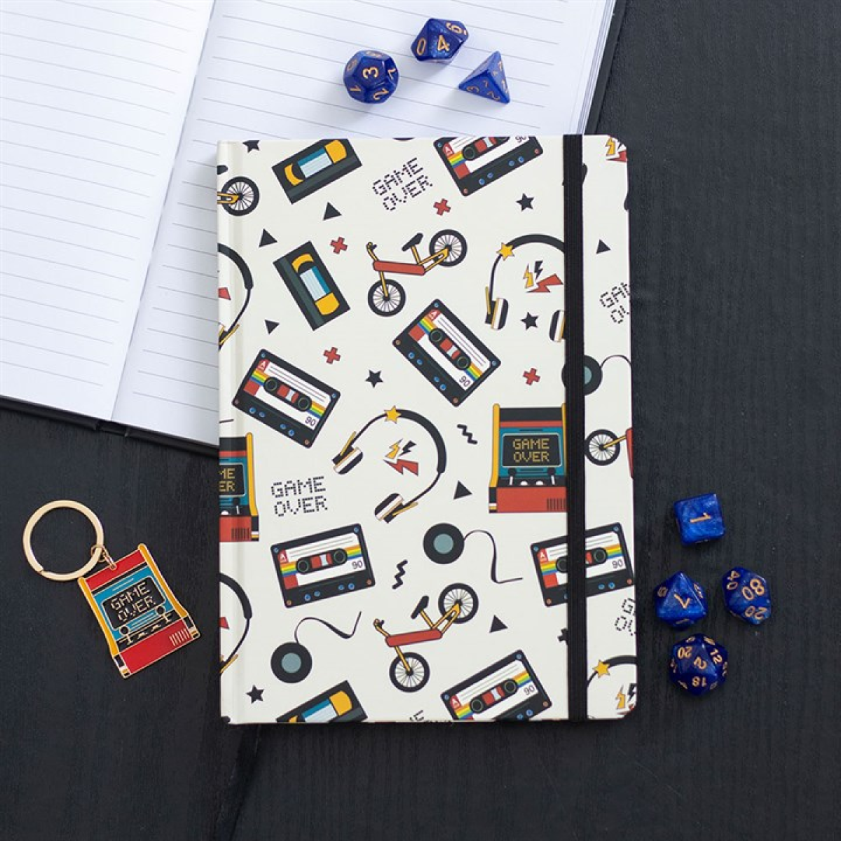 Retro 80s Print A5 Notebook N/A