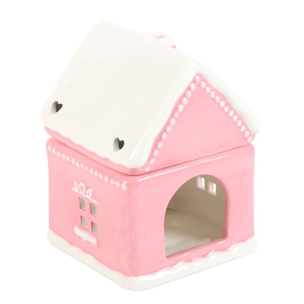 Pink Gingerbread House Oil Burner N/A