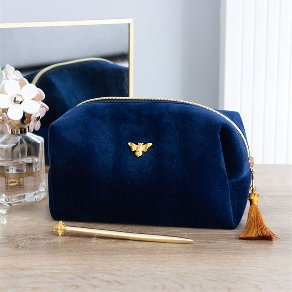 Bee-utiful Velvet Makeup Bag N/A