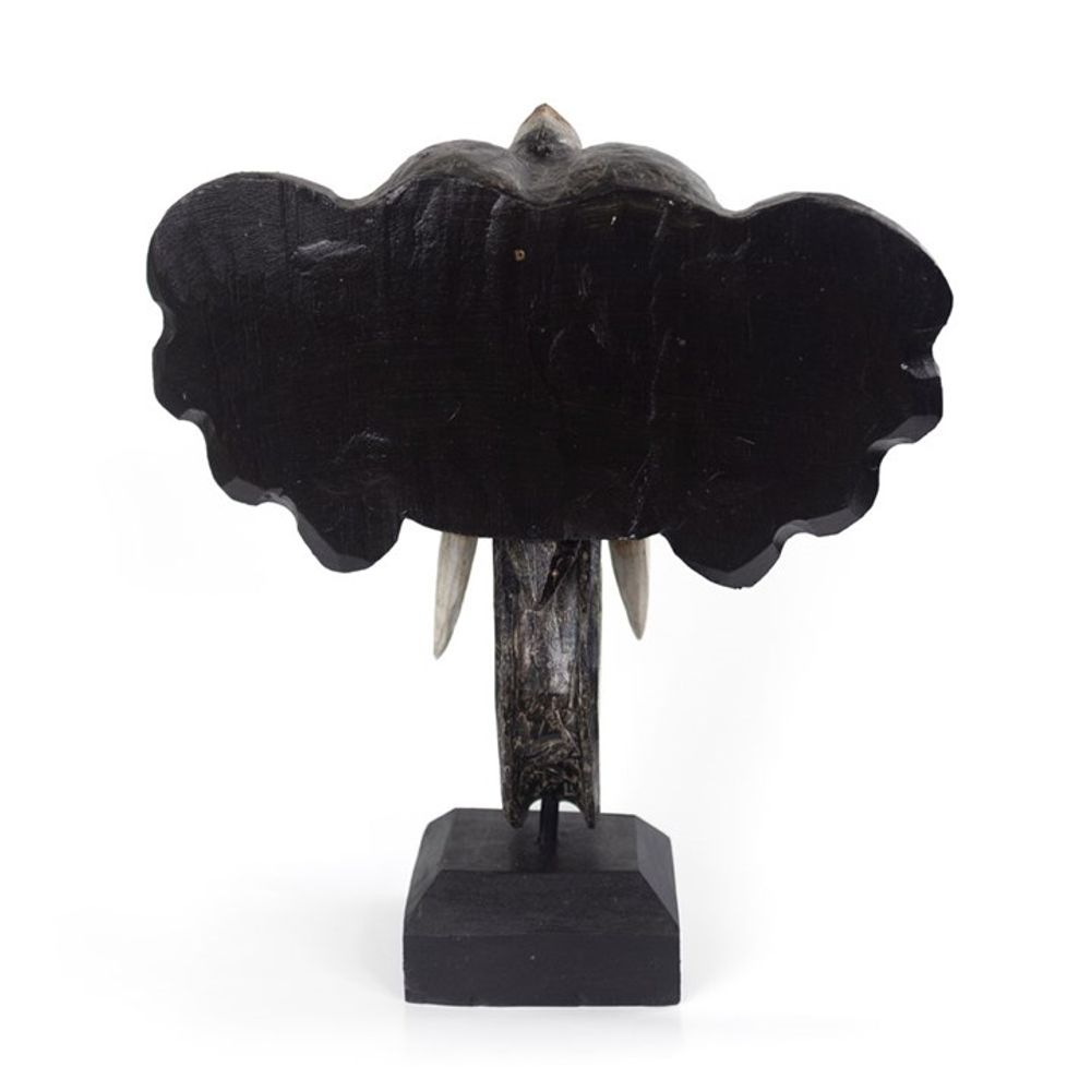 Albasia Wood Elephant Ornament N/A