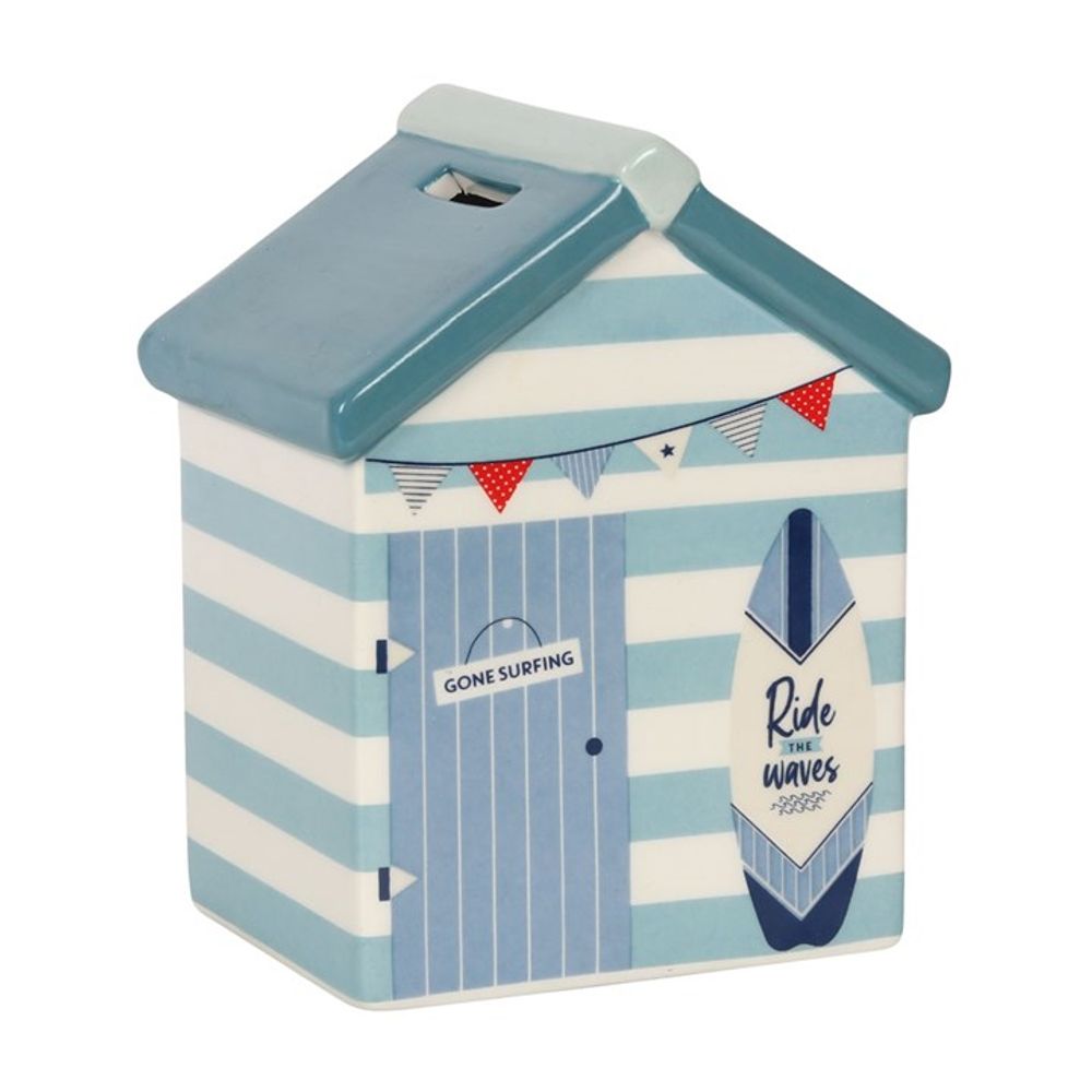 Beach Hut Ceramic Money Box N/A