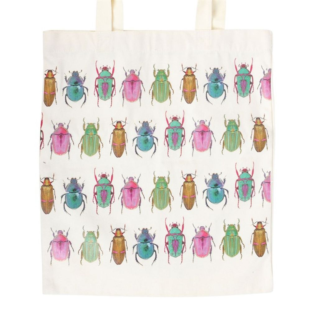 Beetle Print Polycotton Tote Bag N/A