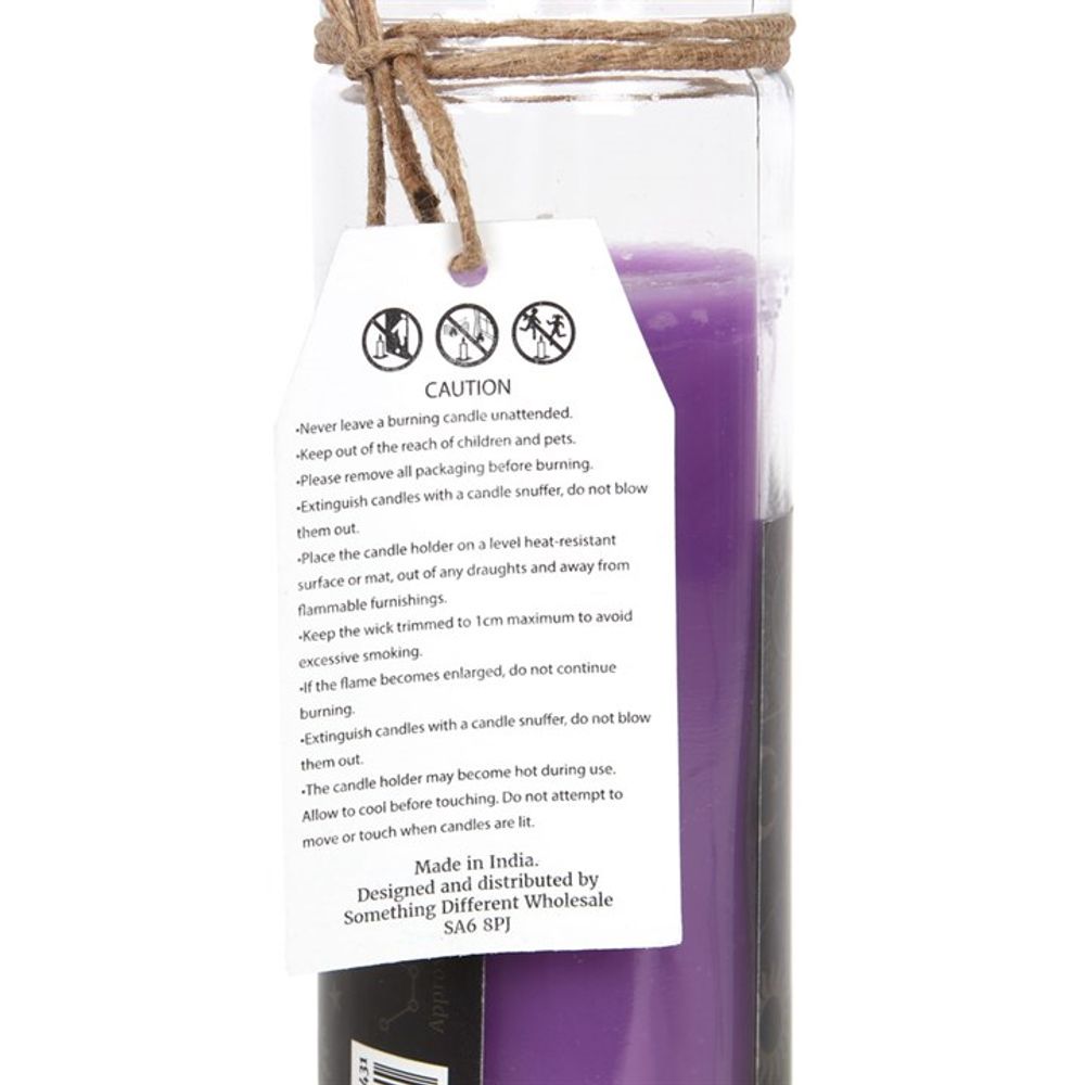 Lavender 'Prosperity' Spell Tube Candle N/A