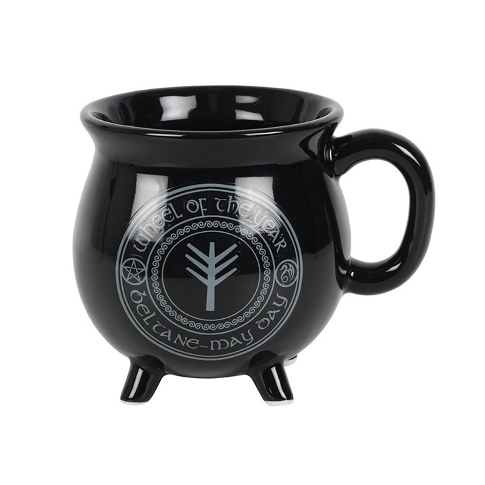 Beltane Colour Changing Cauldron Mug by Anne Stokes N/A