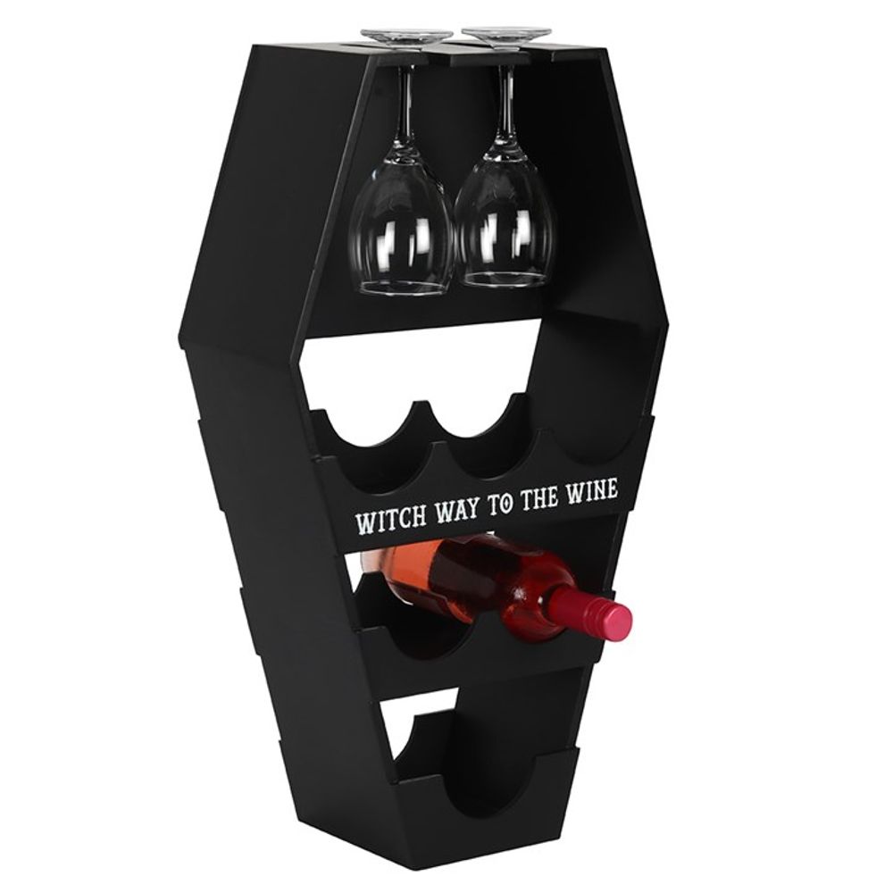 Coffin Wine Shelf N/A