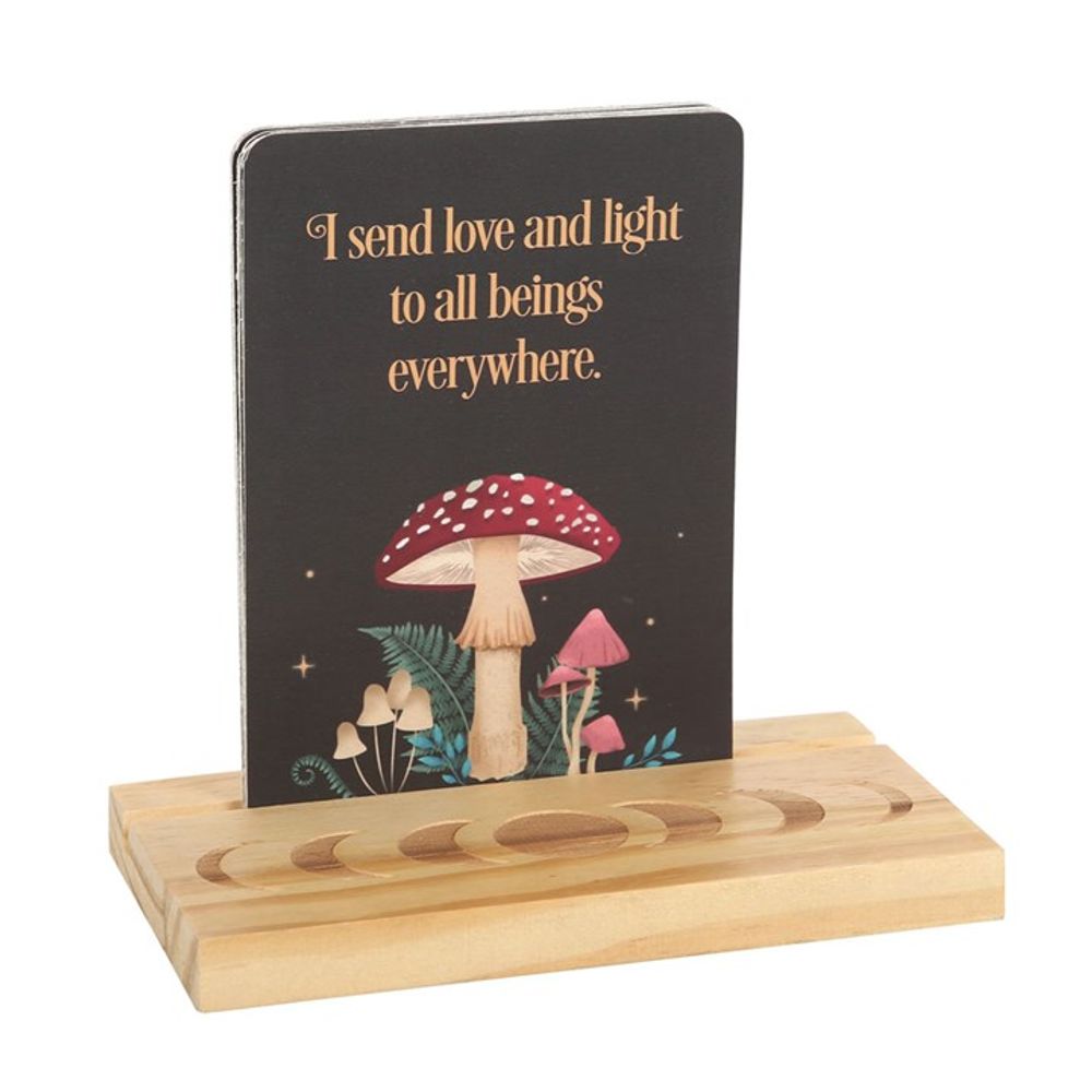 Affirmation Cards with Wooden Stand N/A