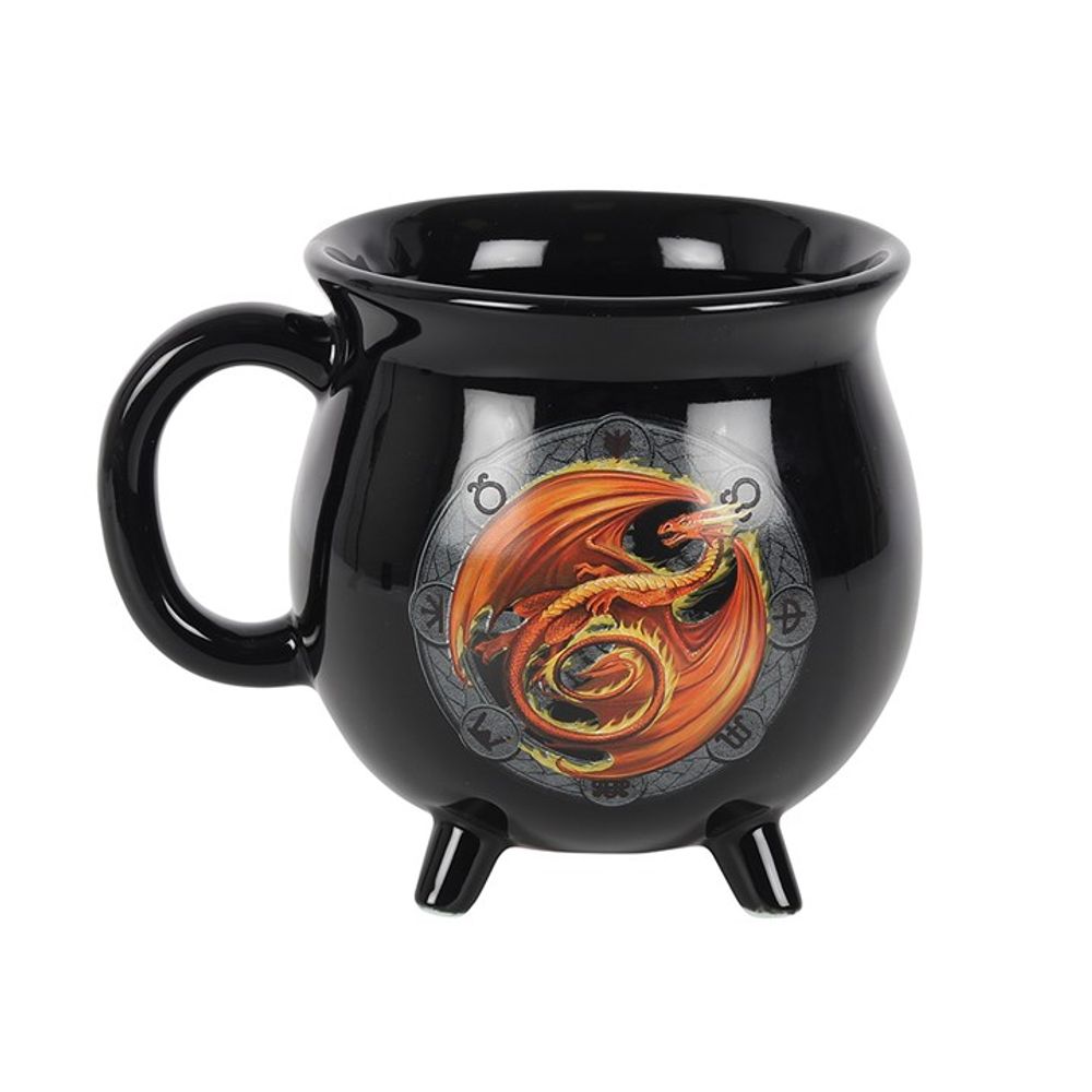 Beltane Colour Changing Cauldron Mug by Anne Stokes N/A