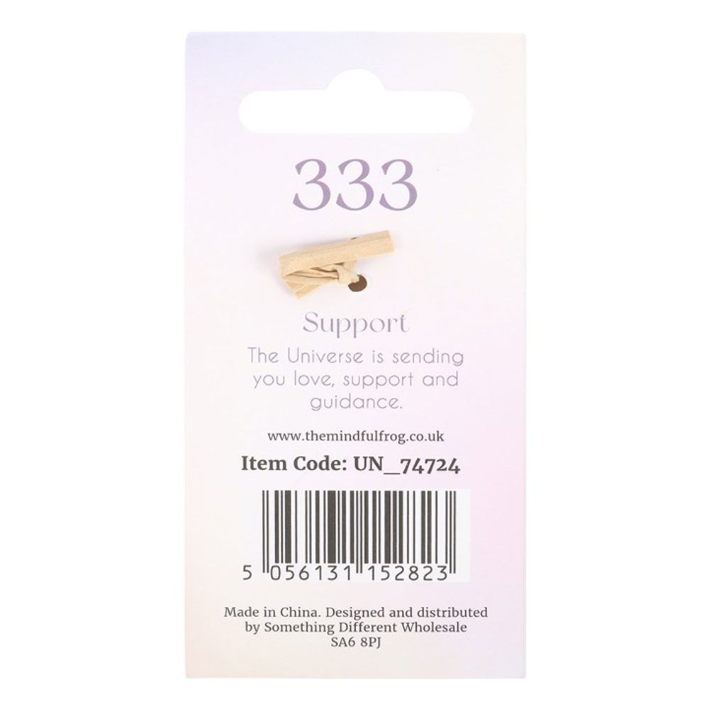 333 Angel Number Keyring N/A