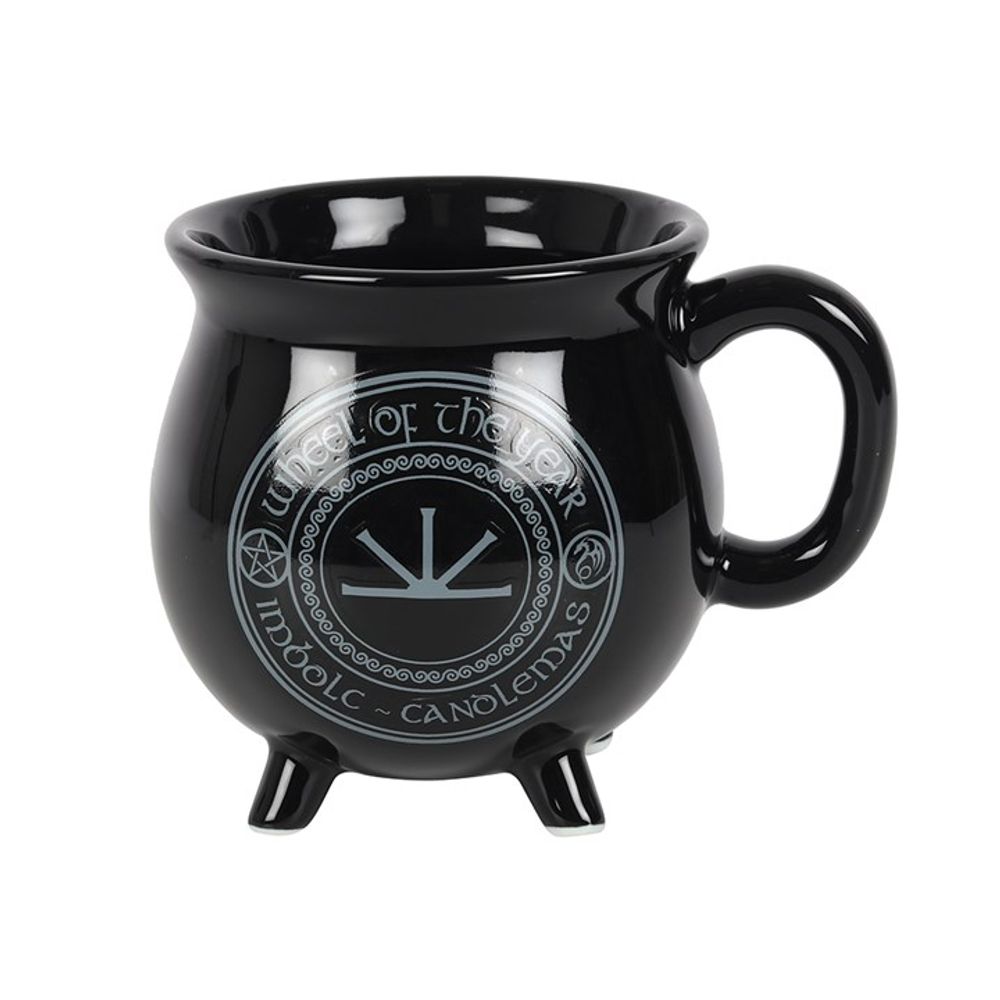 Imbolc Colour Changing Cauldron Mug by Anne Stokes N/A
