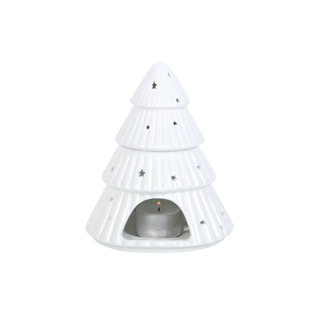 White Christmas Tree Oil Burner N/A