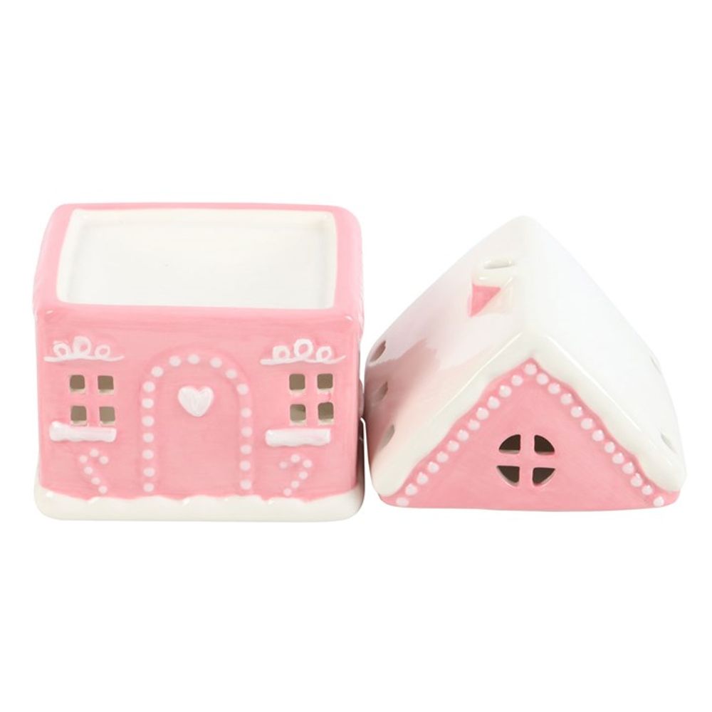 Pink Gingerbread House Oil Burner N/A