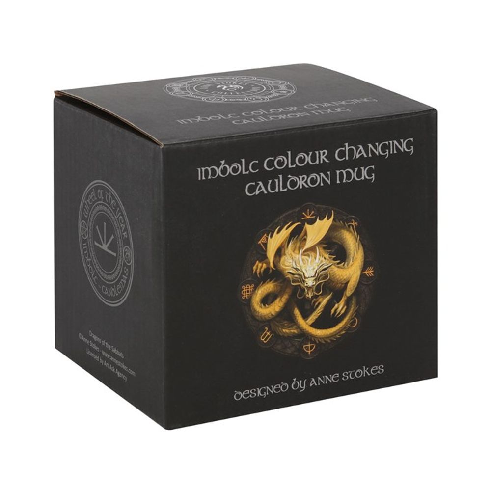 Imbolc Colour Changing Cauldron Mug by Anne Stokes N/A