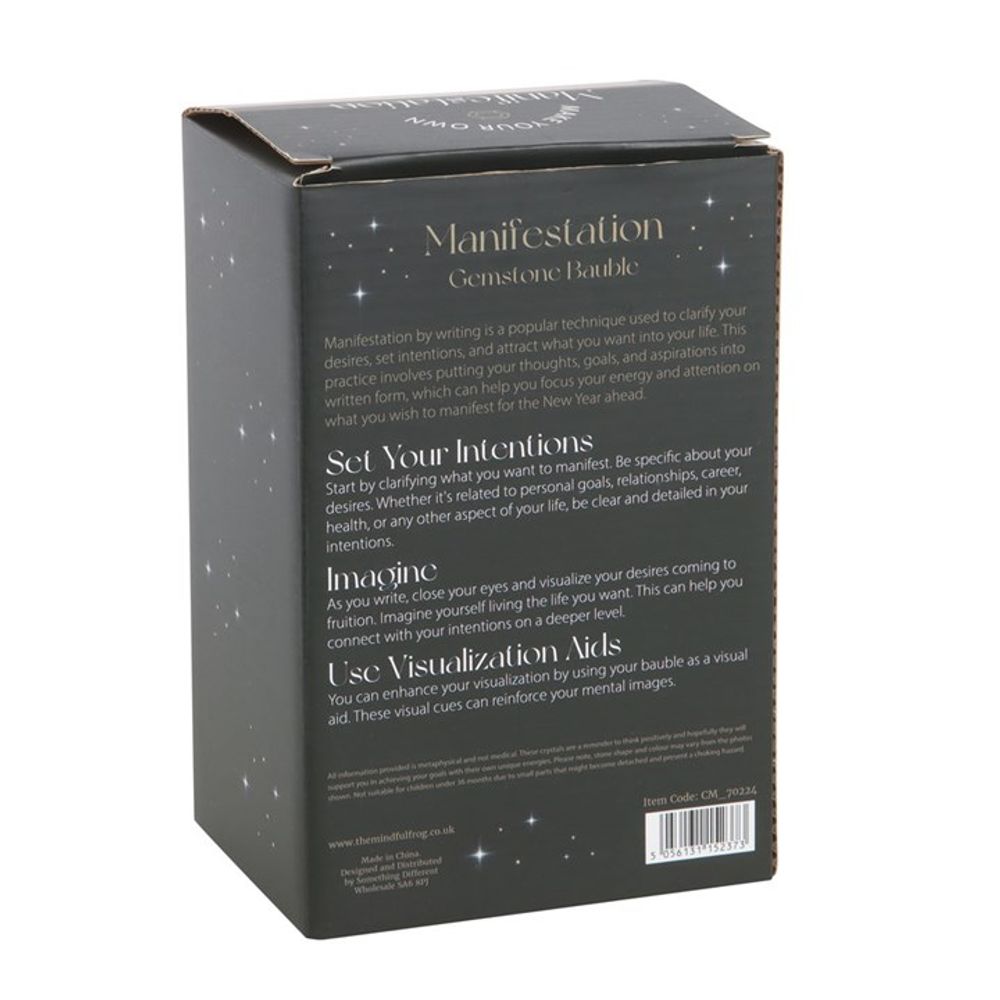 Rose Quartz Manifestation Christmas Bauble Kit N/A