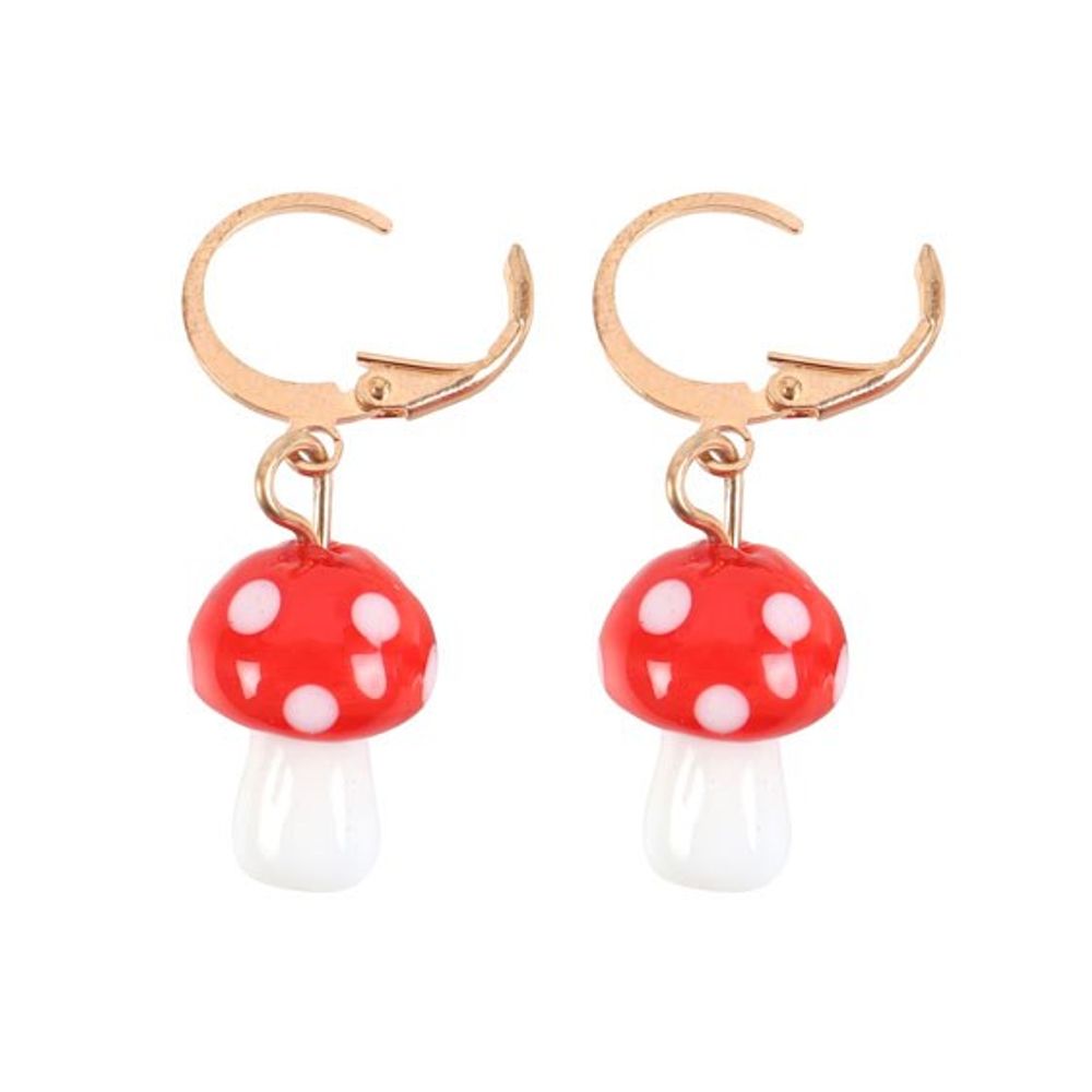 Toadstool Dangle Earrings N/A