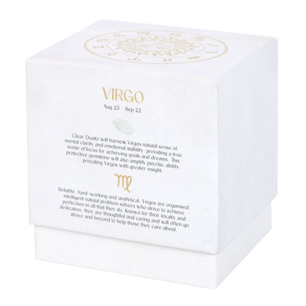 Virgo Sandalwood & Patchouli Gemstone Zodiac Candle N/A