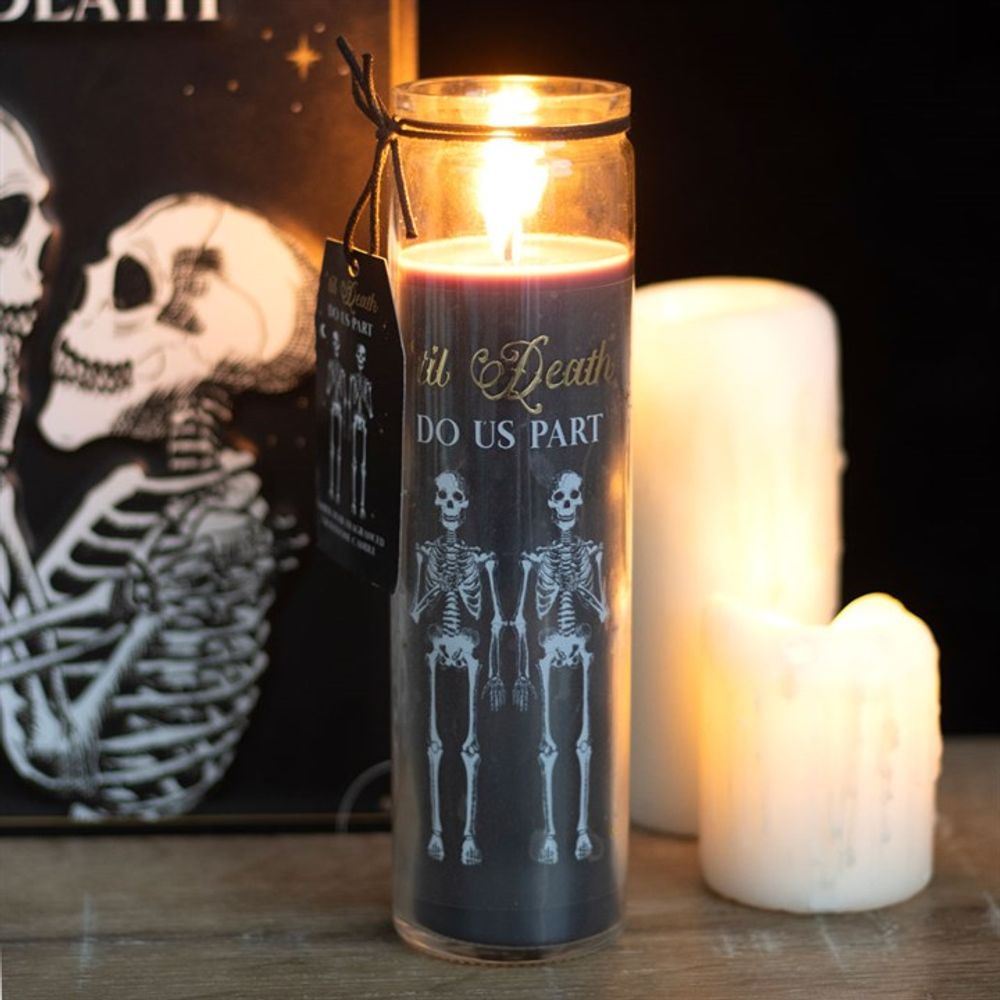 Til Death Do Us Part Amber Noir Tube Candle N/A