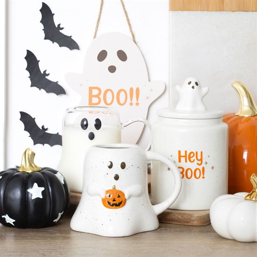 Hey Boo Ghost Storage Jar N/A