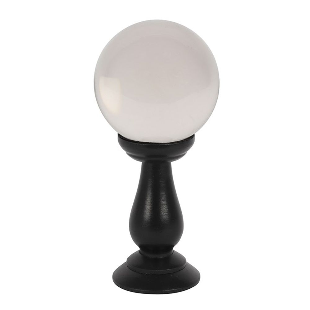 Small Clear Crystal Ball on Stand N/A