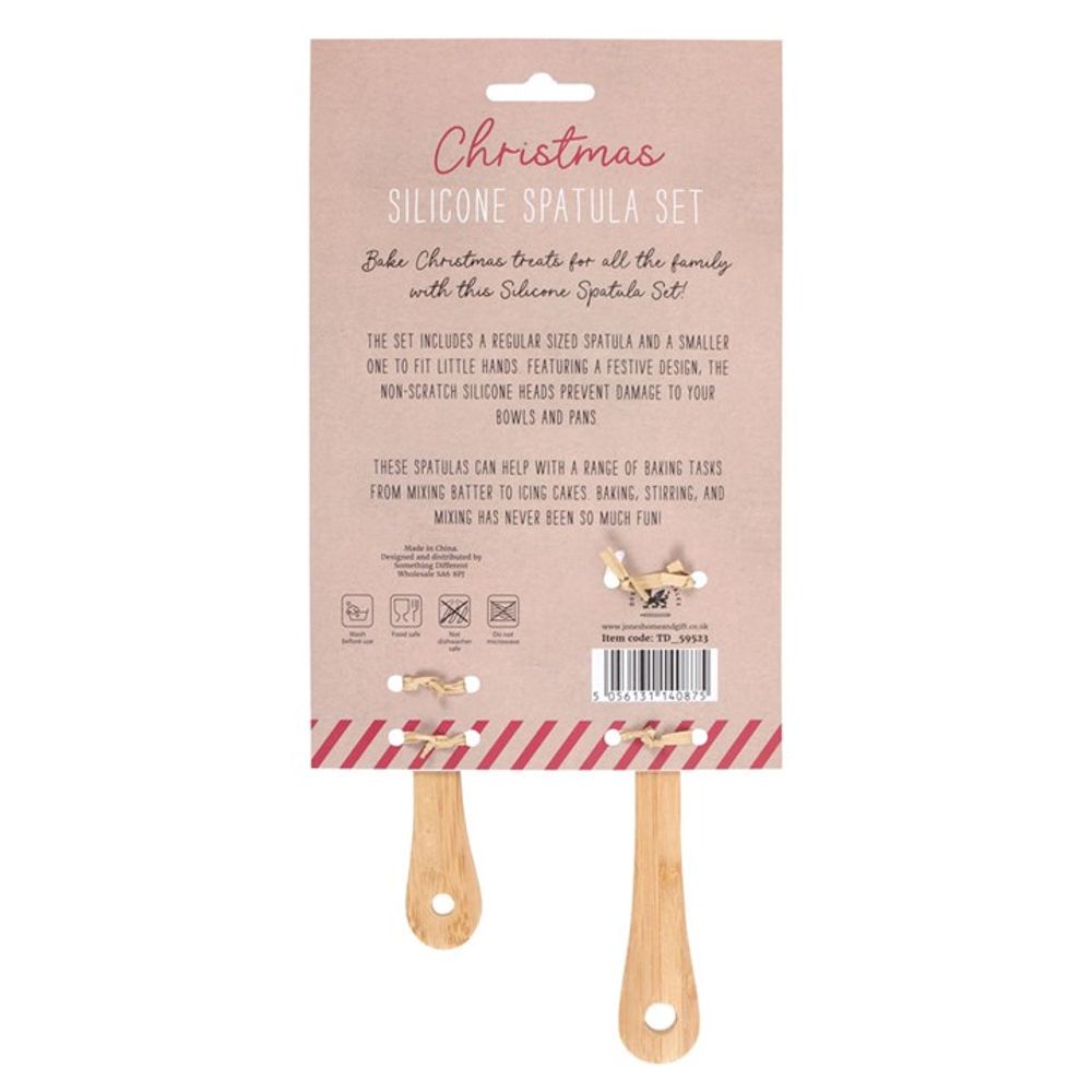 Santa's Helper Silicone Spatula Set N/A