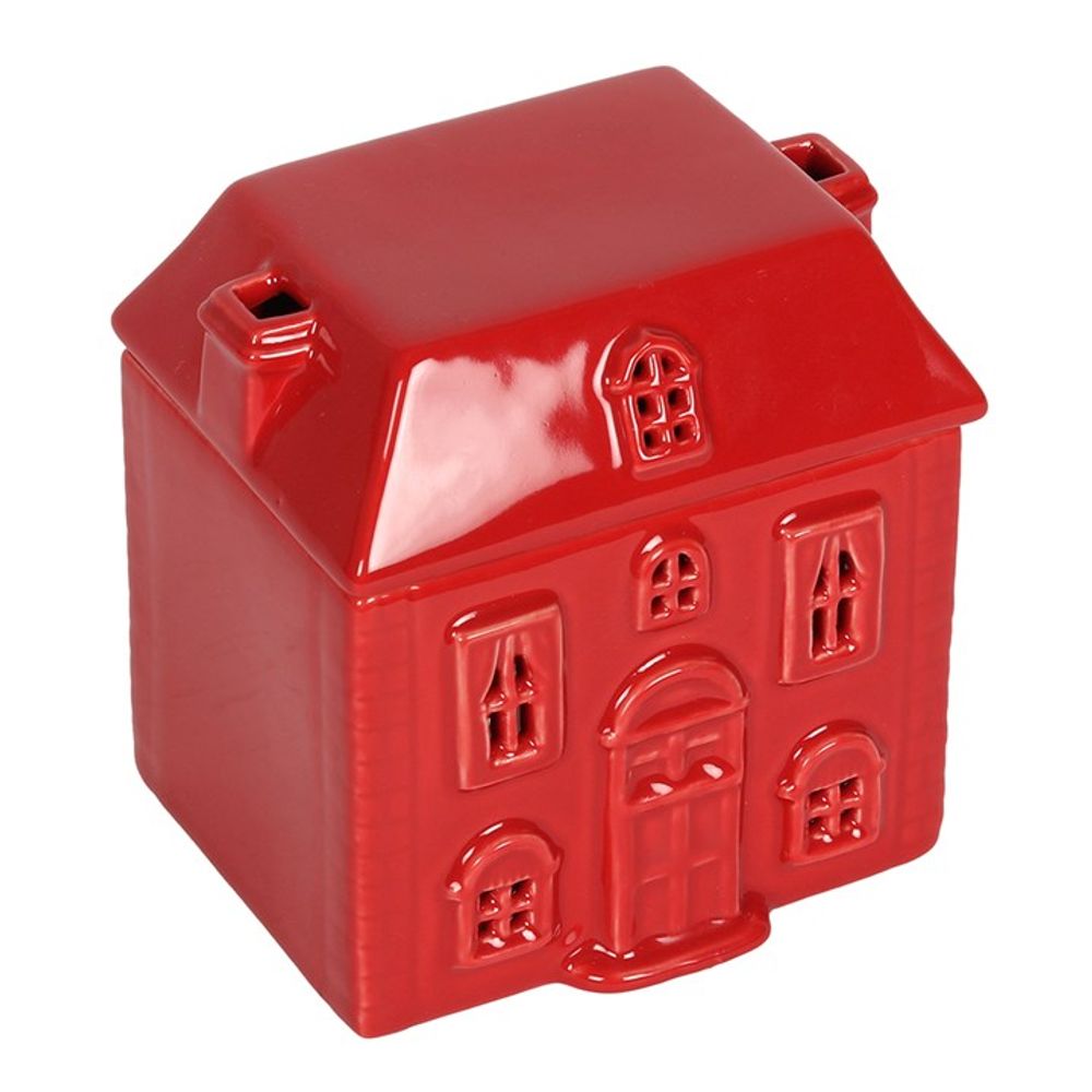 Red Ceramic House Oil Burner N/A