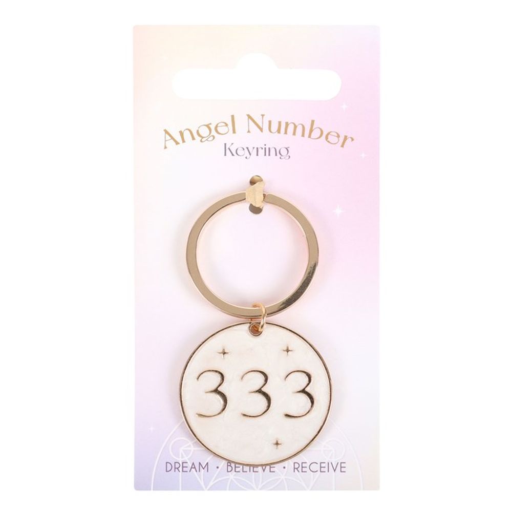 333 Angel Number Keyring N/A
