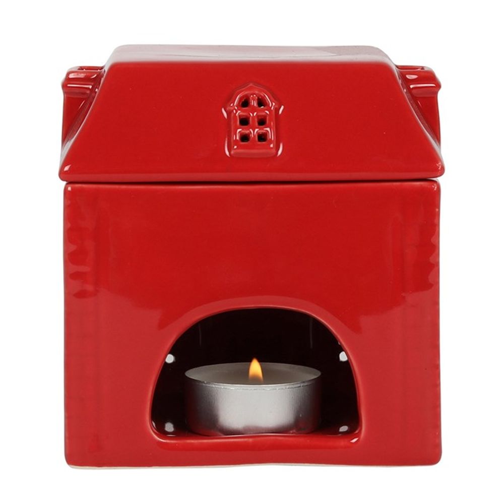 Red Ceramic House Oil Burner N/A