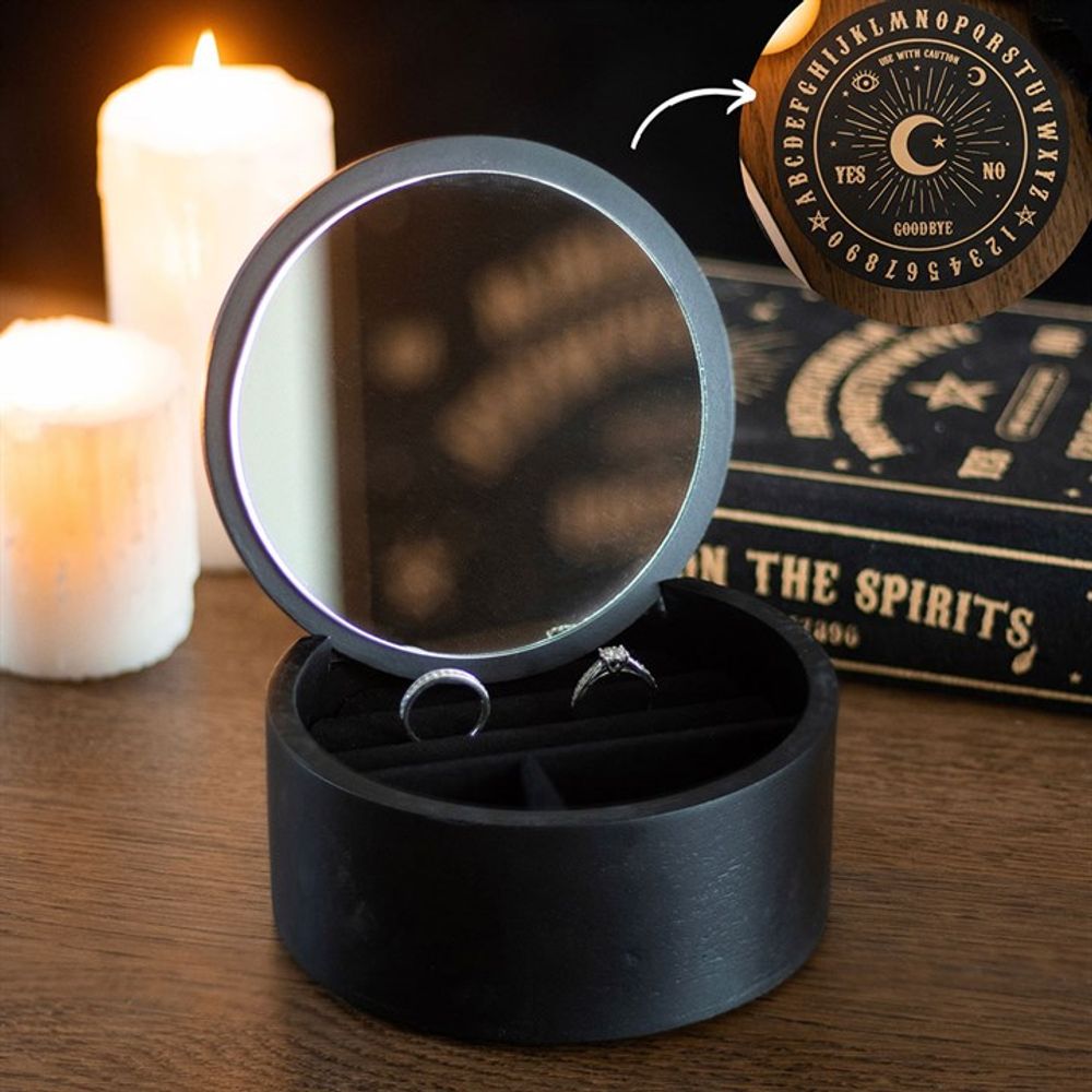 Black Talking Board Jewellery Box N/A