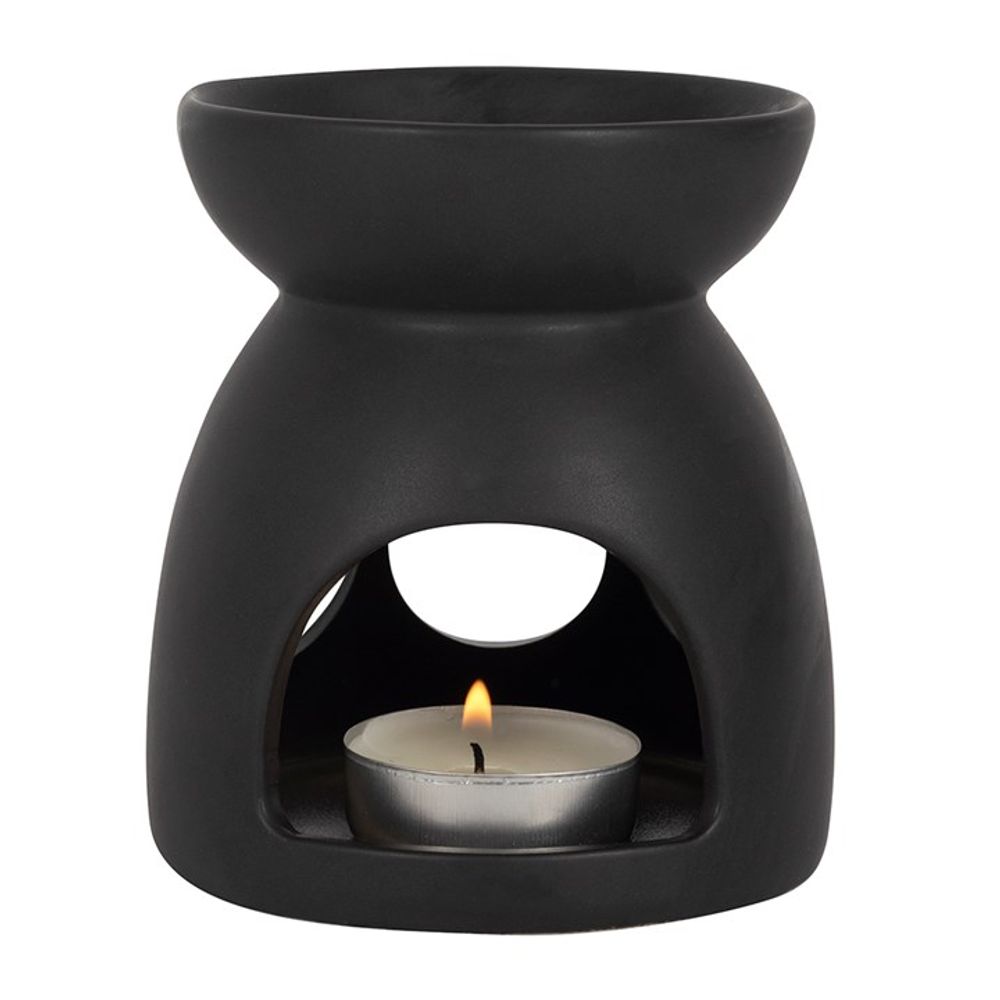 Black Triple Moon Cut Out Oil Burner N/A