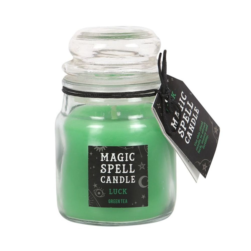 Green Tea 'Luck' Spell Candle Jar N/A