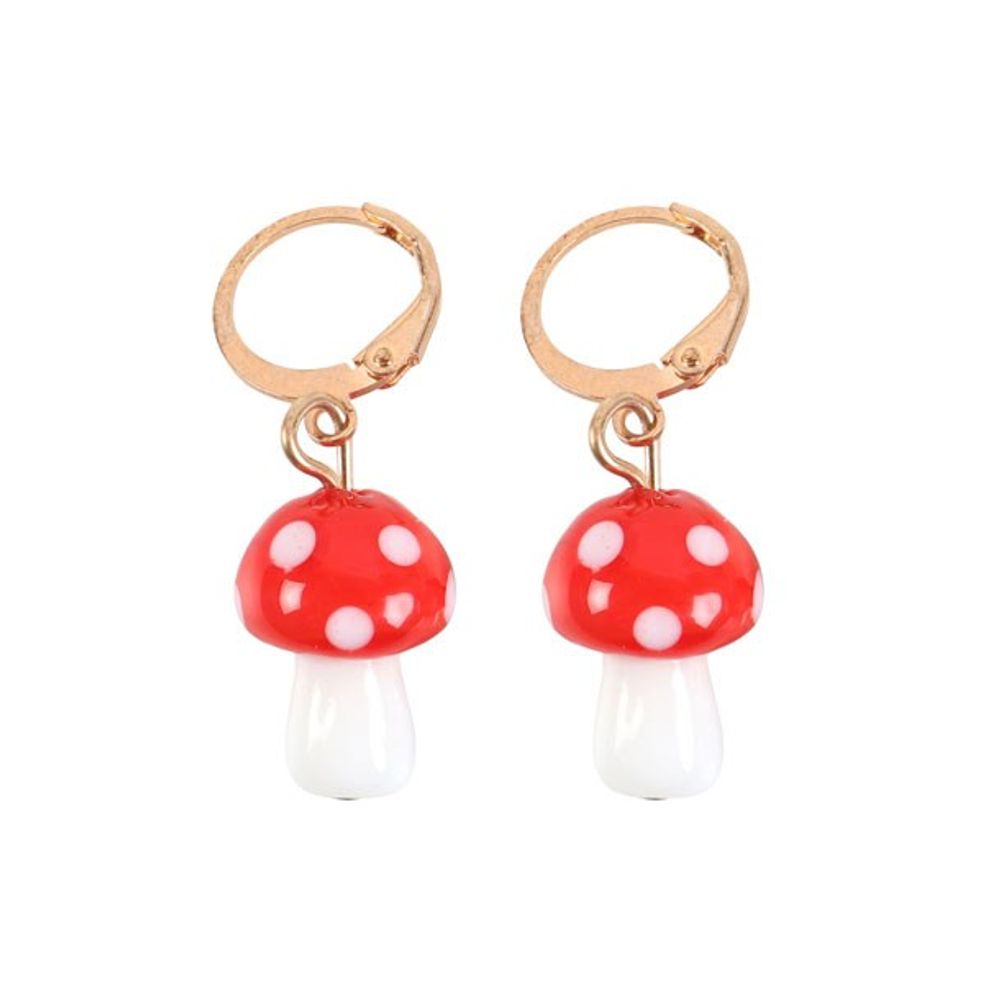 Toadstool Dangle Earrings N/A