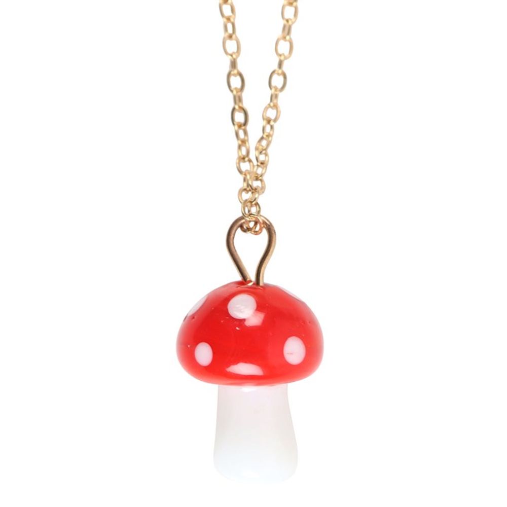 Toadstool Charm Necklace Card N/A