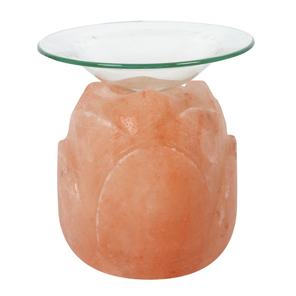 Lotus Flower Shaped Himalayan Salt Oil Burner N/A