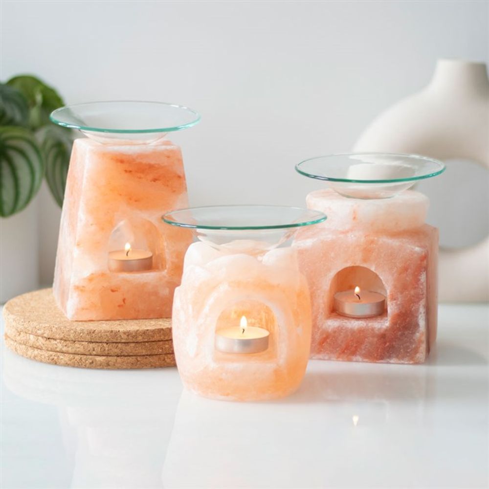 Lotus Flower Shaped Himalayan Salt Oil Burner N/A