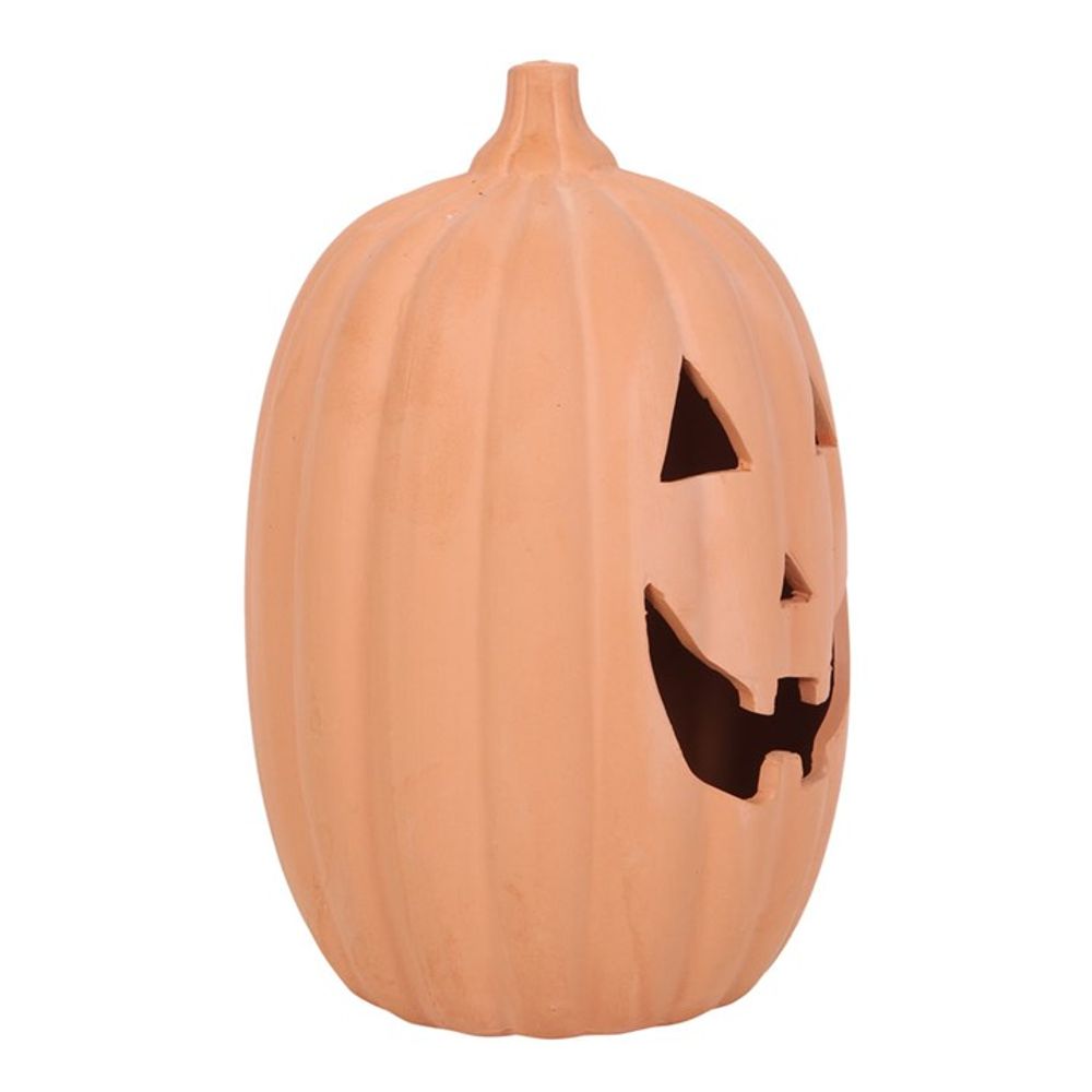 23cm Terracotta Pumpkin Ornament N/A