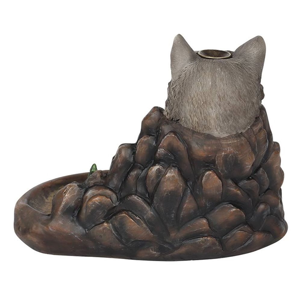 Grey Wolf Cliff Backflow Incense Burner N/A