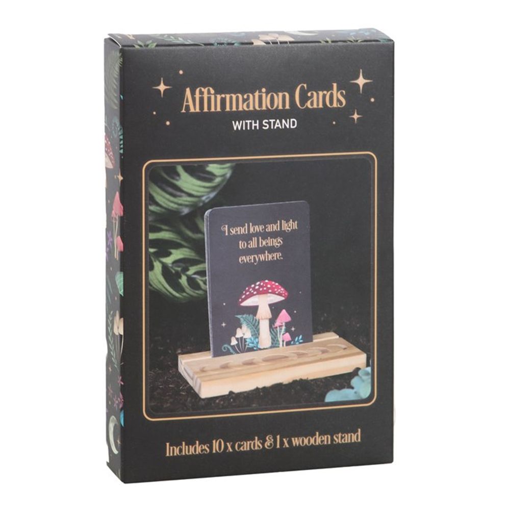 Affirmation Cards with Wooden Stand N/A