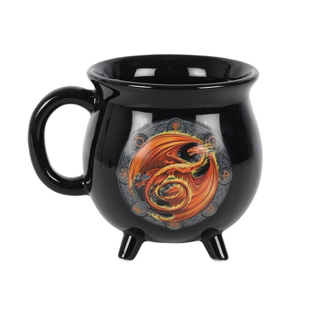 Beltane Colour Changing Cauldron Mug by Anne Stokes N/A