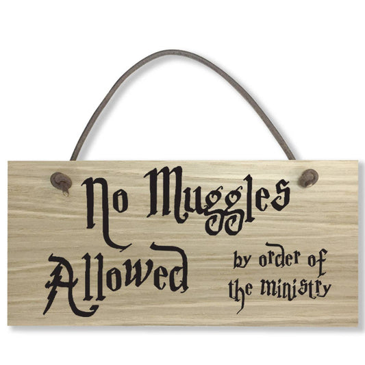#806 No Muggles Allowed Close to the Bone Greeting Cards and Gifts