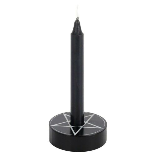 Pagan Wiccan NewAge • Pentagram Spell Candle Holder H 1.5cm X W5cm X D5cm Pagan WiccA