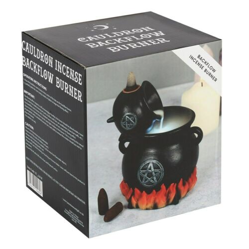 PAGAN/WICCAN Pouring Cauldrons Backflow Incense Holder- H19cm X W17cm X D14.5cm none