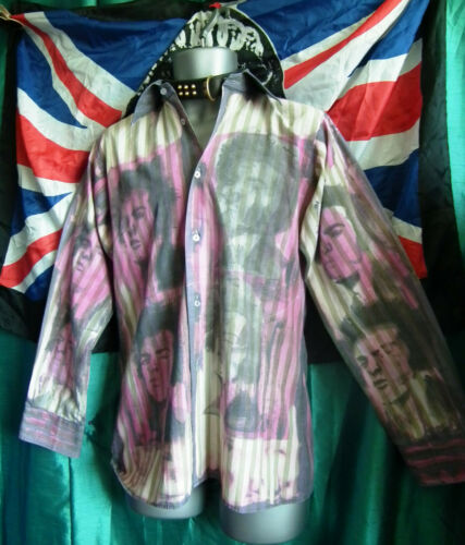 SID VICIOUS SHIRT SEDITIONARIES style shirt-chest 44".punk, bespoke item,printed none