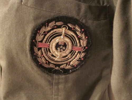 STEAM/PUnkVintage Military/army styleshort jacket Khaki,gathered sleeves L12/14 none