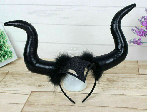 Alternative/Goth/halloween/pagan/Unisex Horns Headband Hairband Halloween Masqu* Unbranded