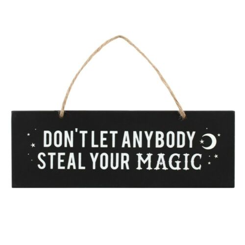 PAGAN WICCA NEWAGE Don't Let Anybody Steal Your Magic Wall /BOSS WITCH Sign.MDF none