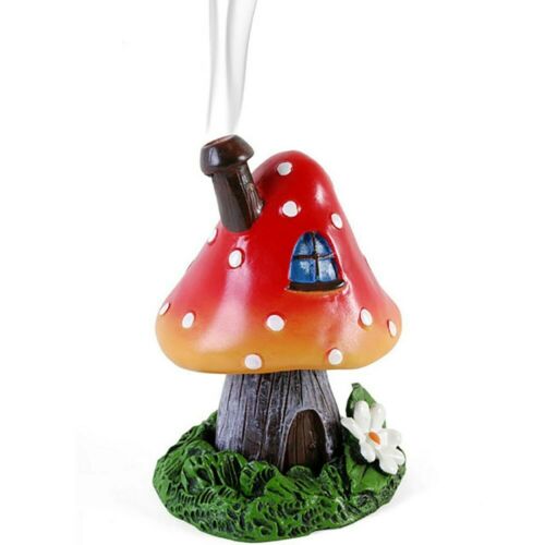 Purple OR red Smoking Toadstool Incense Cone Holder by Lisa Parker Artist.indiv Unbranded