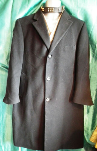 Peaky Blinders style Ralf Lauren wool,black trenchcoat,lined 48-50"ch,Length 45" Ralf Lauren