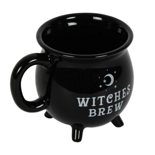 Pagan Wiccan NewAge CAULDRON Black Mug-gift-boxed China.witchey wizard.blessedB Pagan Wiccc