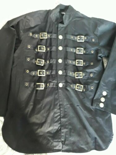 punk/goth Dead Threads goth punk black buckle jacket. Hardly used. Size Large. Dead Threads